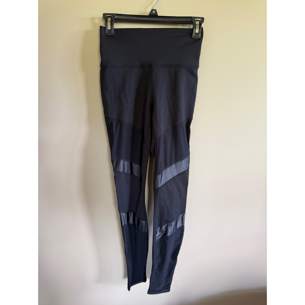 Fabletics Black Powerhold High Waisted Leggings XS Athletic Workout